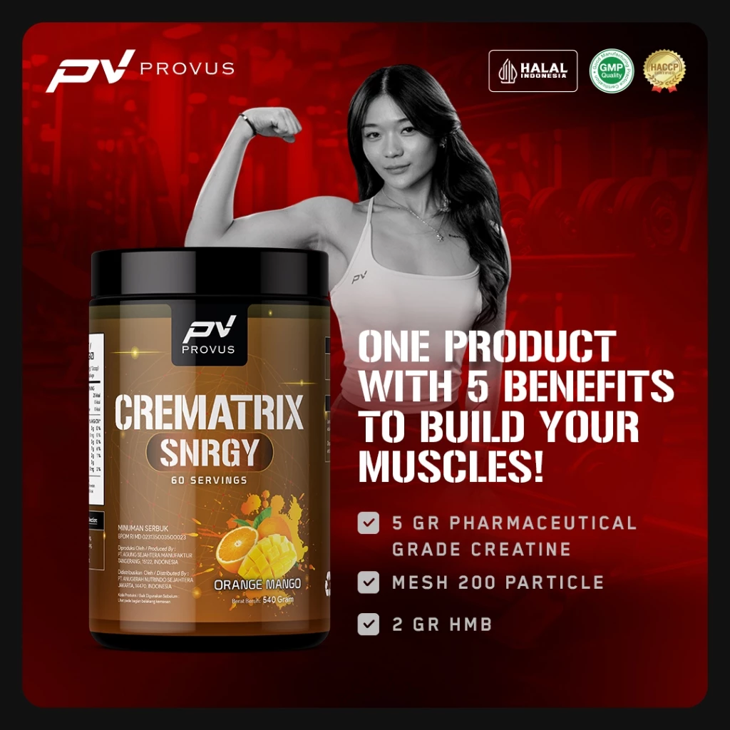 Crematrix SNRGY 540 gram - Orange Mango