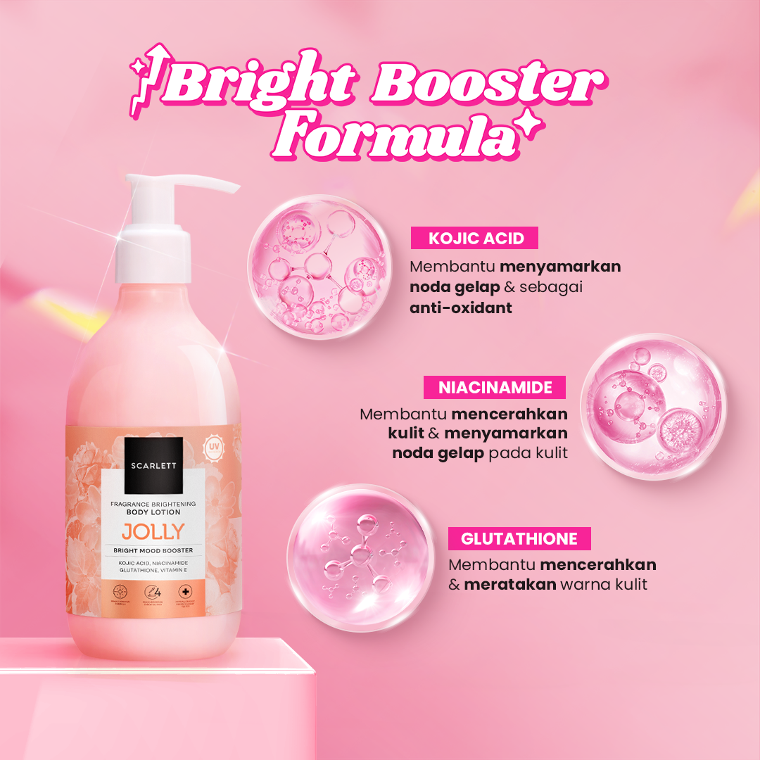 Scarlett Brightening Body Lotion Bright Mood Booster Jolly 300ml 2
