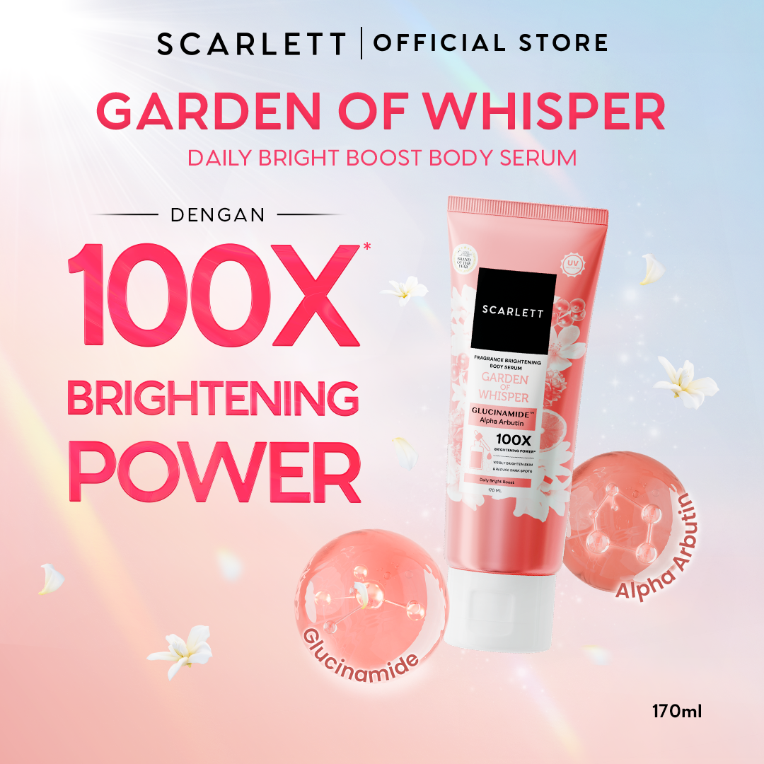 Scarlett Glucinamide Fragrance Brightening Body Serum Garden of Whisper 170ml 5
