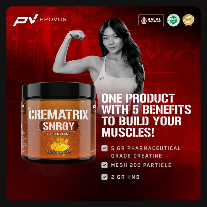 Crematrix SNRGY 270 gram - Orange Mango