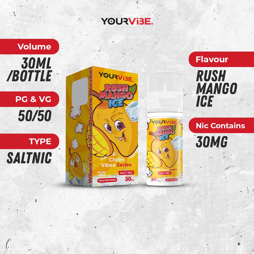 Yourvibe Saltnic Rush Mango Ice 30ml