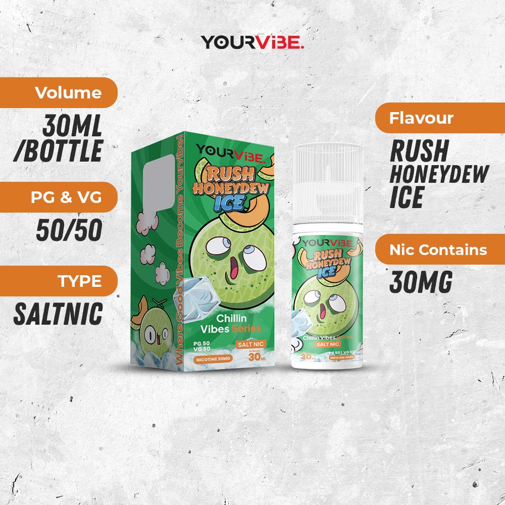 Yourvibe Saltnic Rush Honeydew Ice 30ml 2