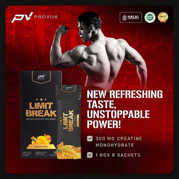 Limit Break 1 Box (8 Sachet) - Orange Mango