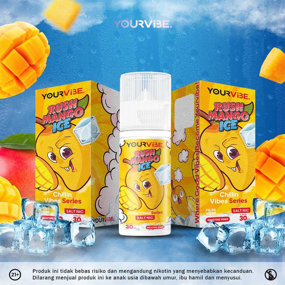 Yourvibe Saltnic Rush Mango Ice 30ml
