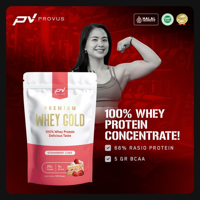 Premium Whey Gold 2 lbs - Strawberry Cake