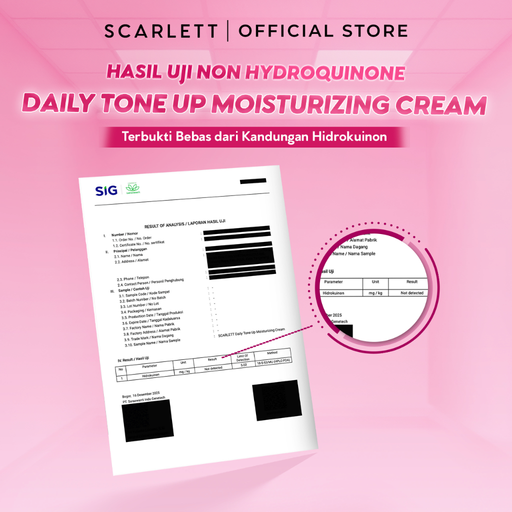 Scarlett Daily Tone Up Moisturizing Cream 25ml 4