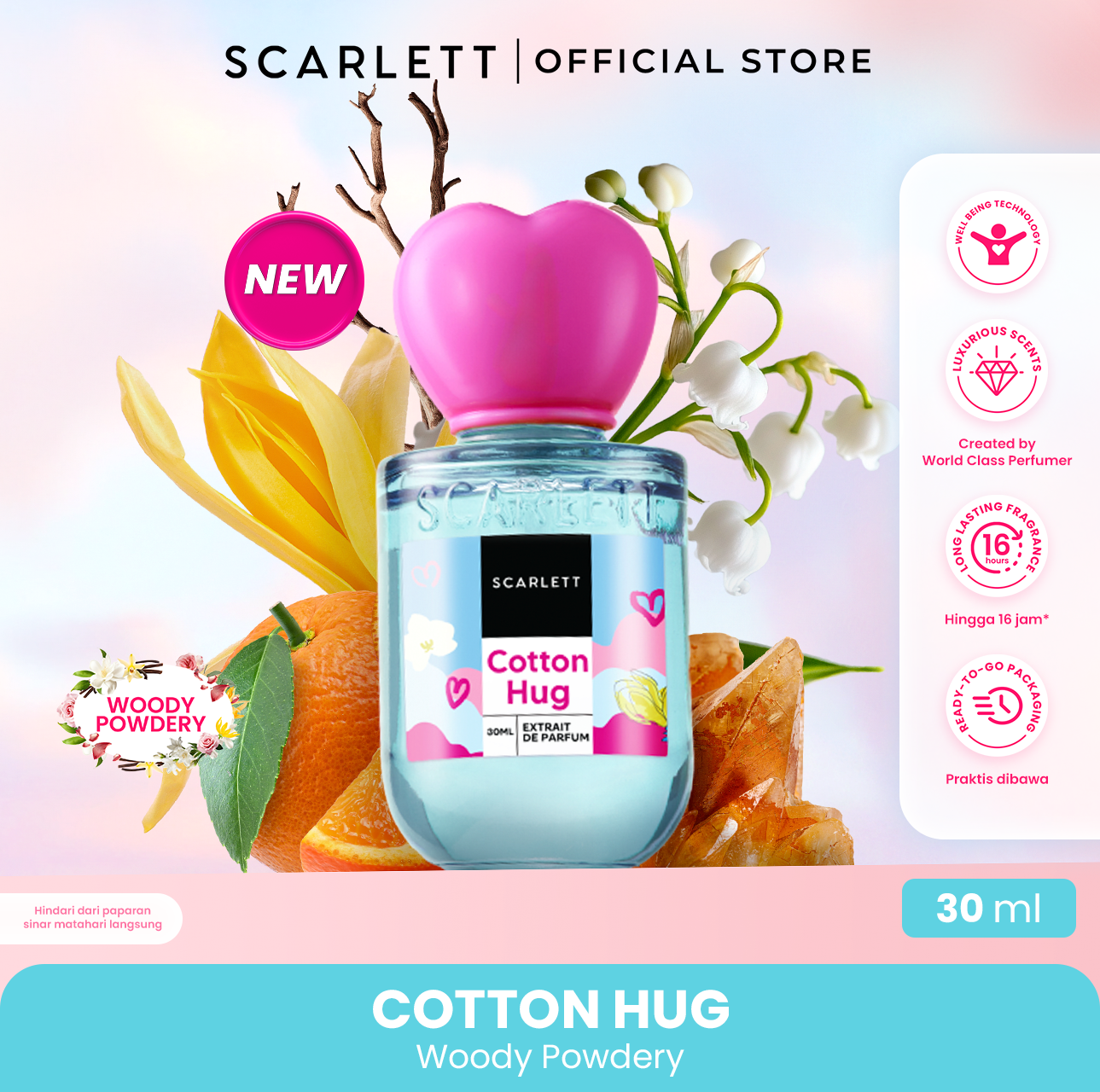 Scarlett Extrait De Parfum Cotton Hug 30ml