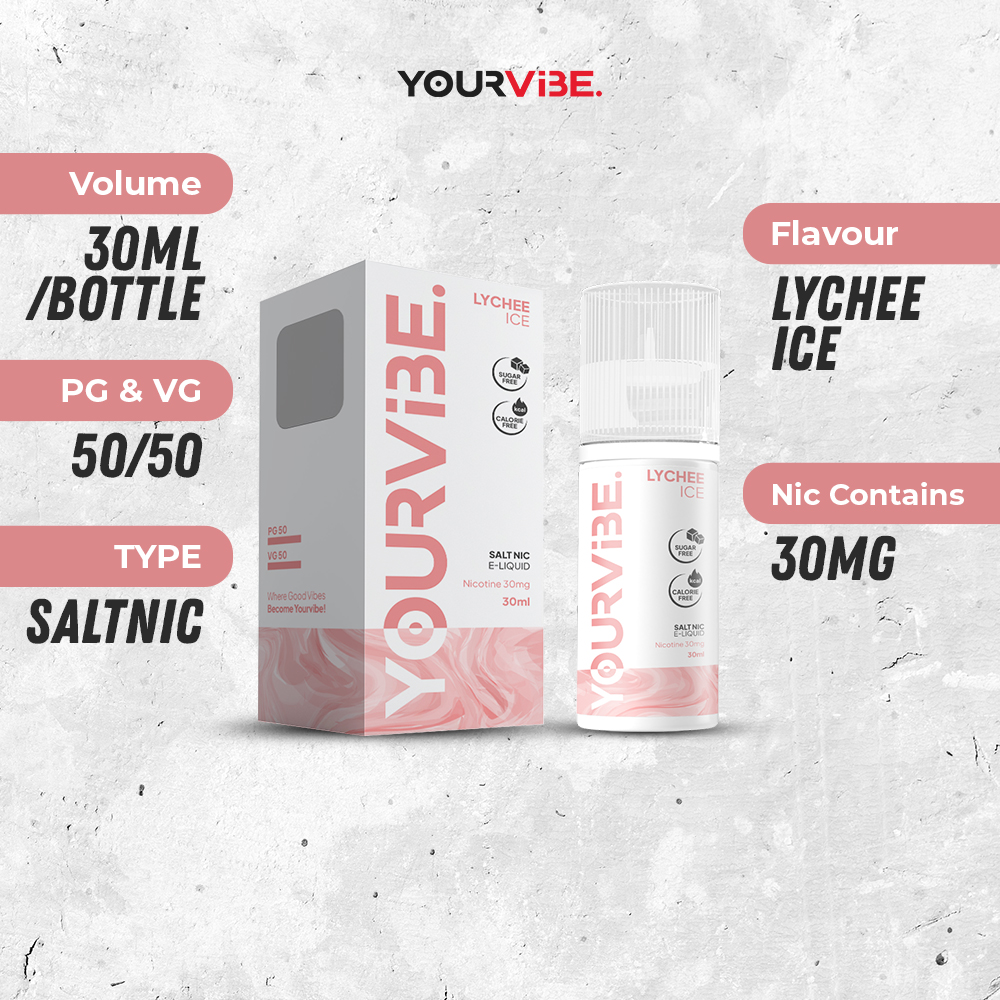 Yourvibe Saltnic New Lychee Ice 30ml 2