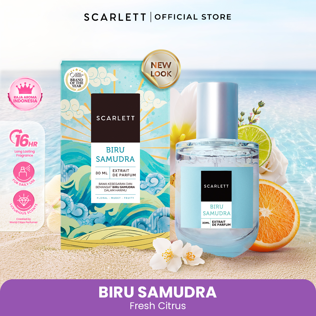 Scarlett Extrait De Parfum Biru Samudra 30ml
