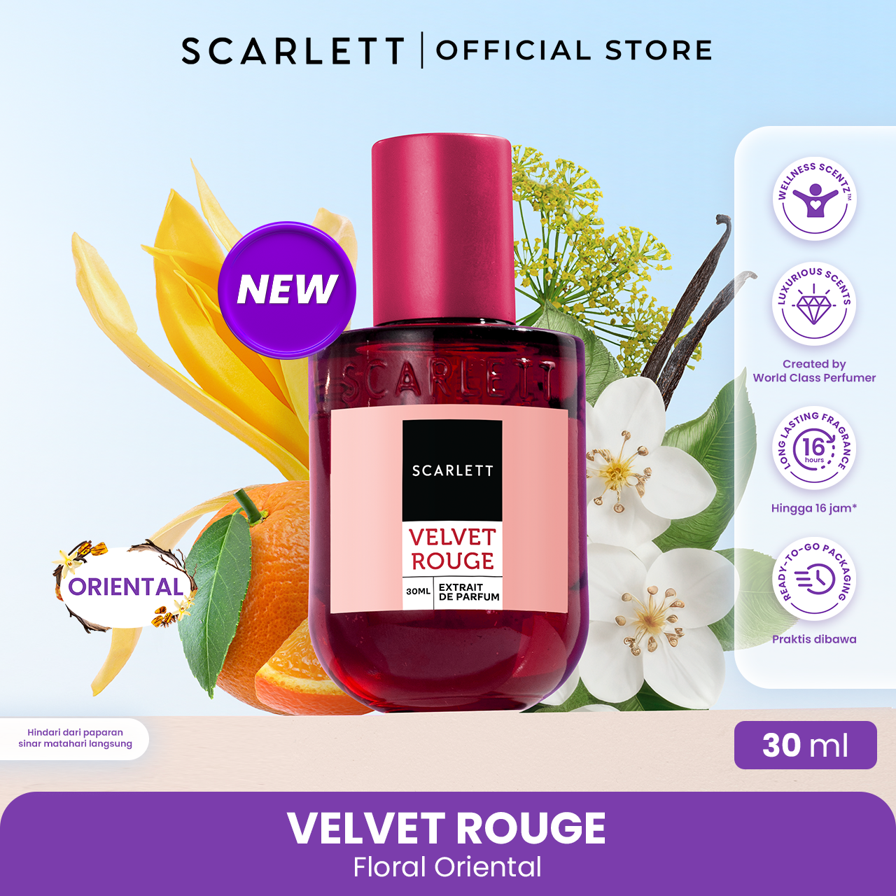 Scarlett Extrait De Parfum Velvet Rouge 30ml