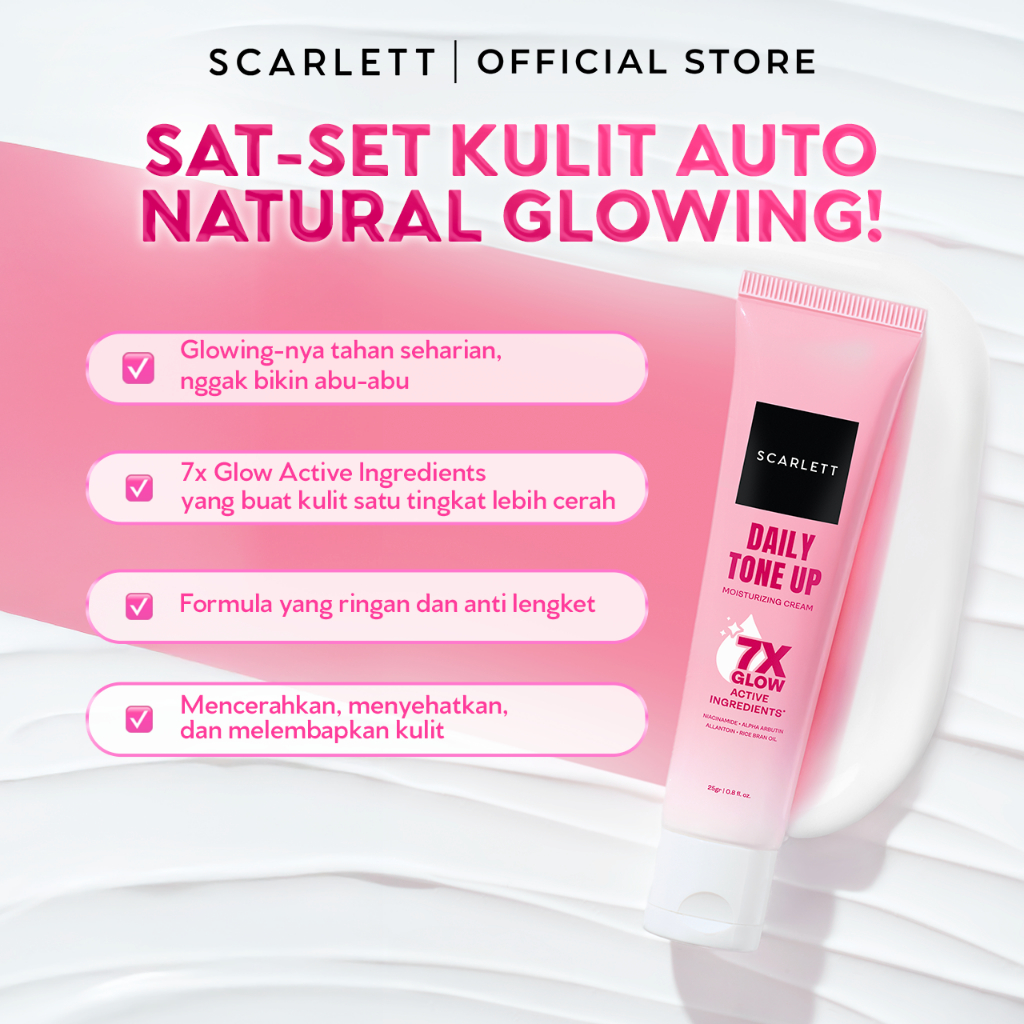 Scarlett Daily Tone Up Moisturizing Cream 25ml 3