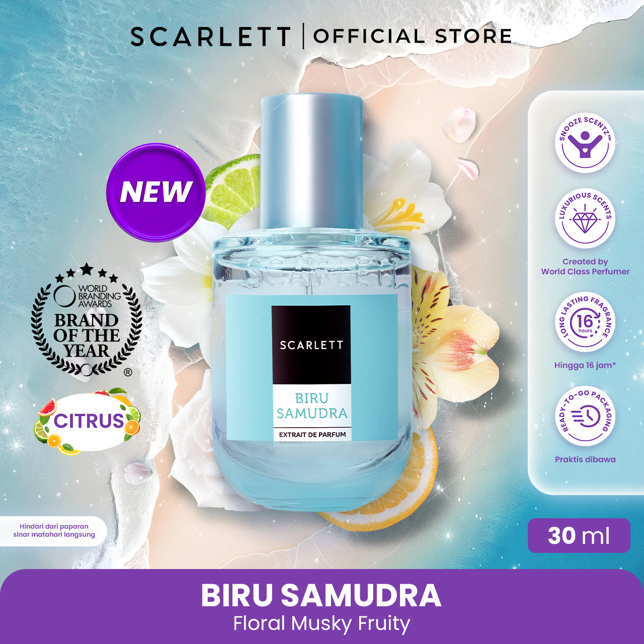 Scarlett Extrait De Parfum Biru Samudra 30ml 3