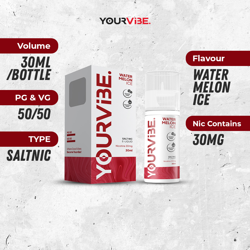 Yourvibe Saltnic New Watermelon Ice 30ml 2