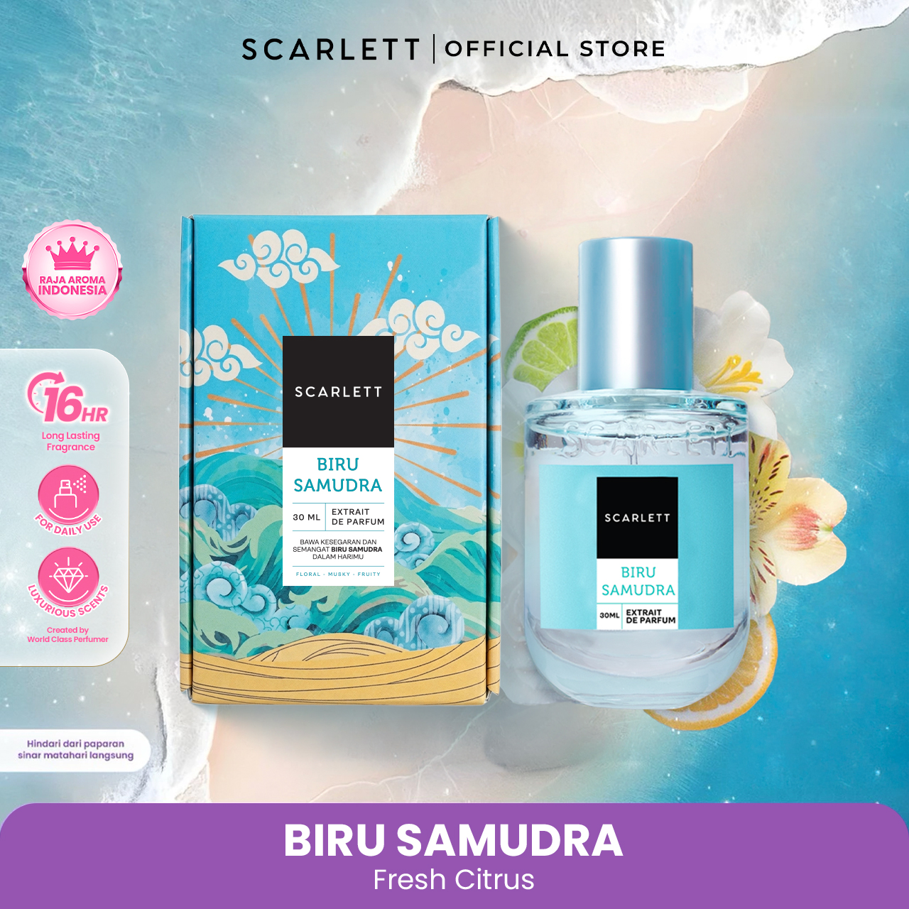 Scarlett Extrait De Parfum Biru Samudra 30ml 2