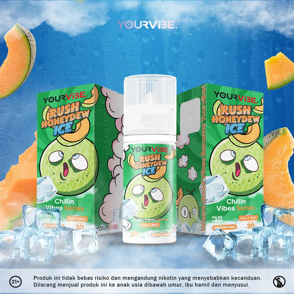 Yourvibe Saltnic Rush Honeydew Ice 30ml